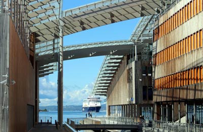 The port of Oslo, in the stunning capital of Norway