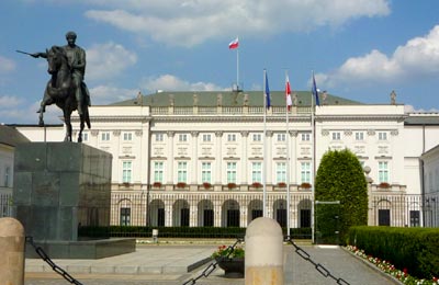 Presidential Palace in Poland