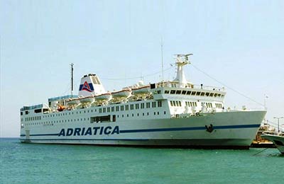 Your trip will be a pleasure with Adriatica Traghetti Ferries