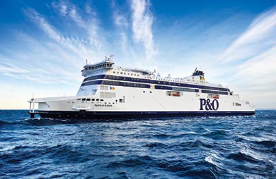 P & O ferries Dover Calais