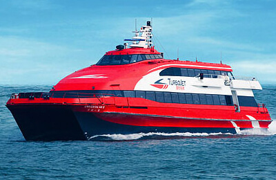 Your trip will be a pleasure with TurboJET Ferries